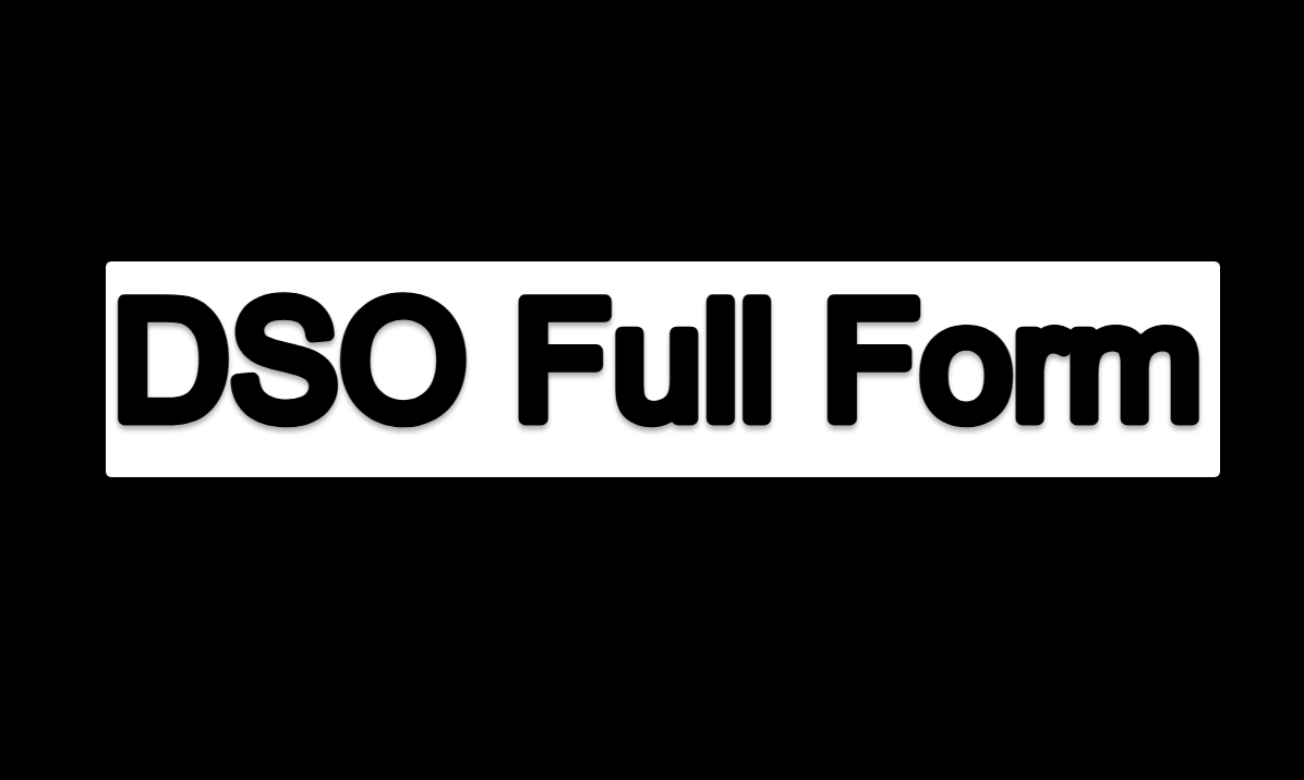 DSO Full Form in Sports