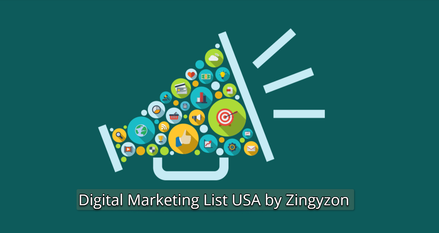 Digital Marketing List USA by Zingyzon