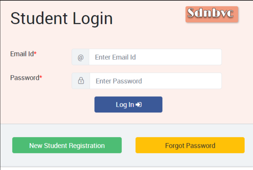 Sdnbvc Student Login